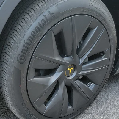 Logo nắp chụp trung tâm hub cap (wheel cover) Tesla Model Y
