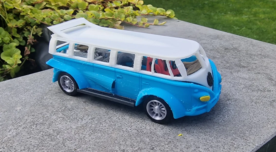 Mô hình xe đua VW Bus Racing 2.0 in 3D ấn tượng - Image 3