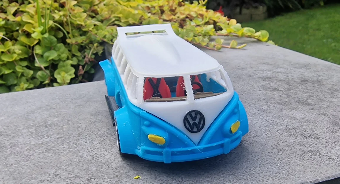 Mô hình xe đua VW Bus Racing 2.0 in 3D ấn tượng - Image 5
