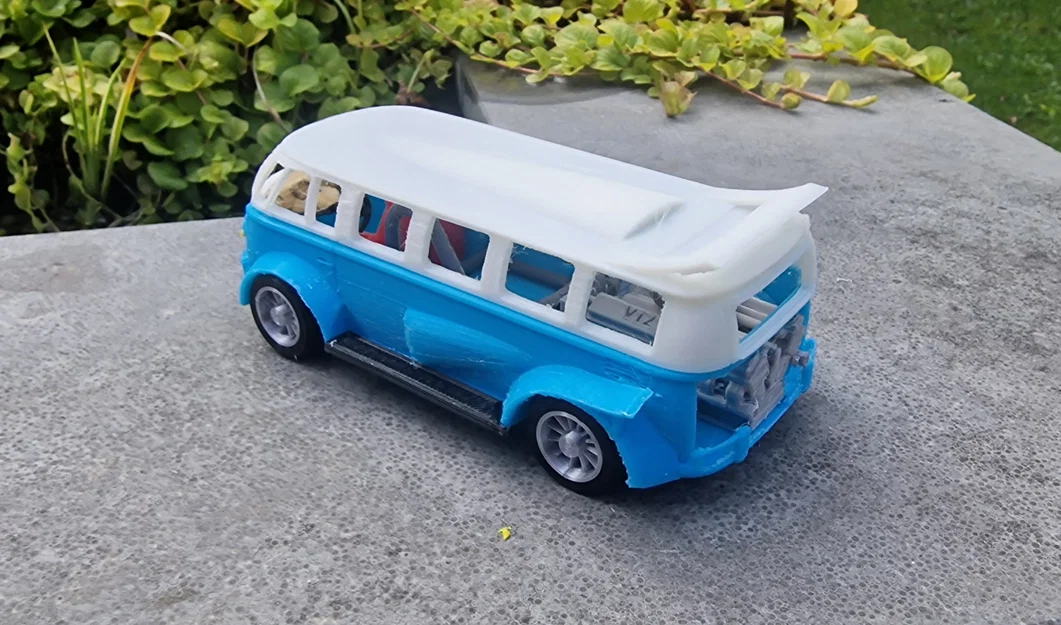 Mô hình xe đua VW Bus Racing 2.0 in 3D ấn tượng - Image 7