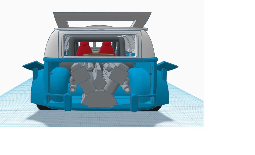 Mô hình xe đua VW Bus Racing 2.0 in 3D ấn tượng - Image 10