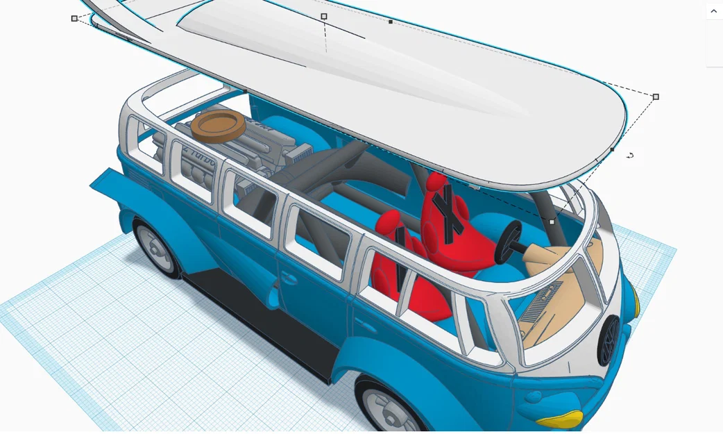 Mô hình xe đua VW Bus Racing 2.0 in 3D ấn tượng - Image 11