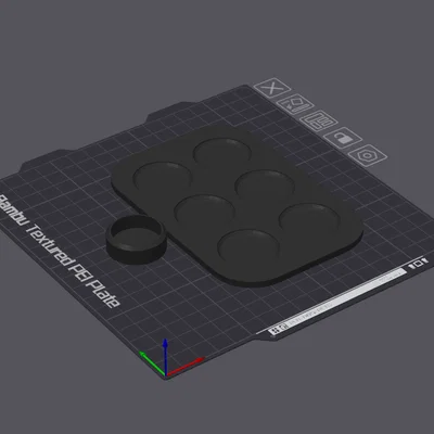 Khay pha màu 3D nhỏ gọn (Paint Pallet) kèm hũ chứa tiện lợi