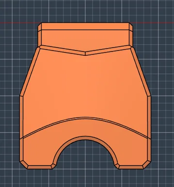 Phụ kiện giáp ngực trơn (Blank Chest) cho mô hình Dummy 13 - Image 1