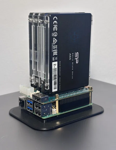 Đế mở rộng vững chãi cho Radxa PENTA NAS trên Raspberry Pi - Image 1