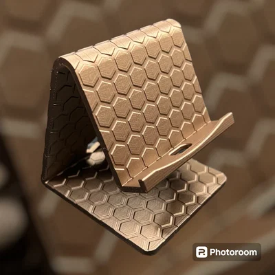 Giá đỡ điện thoại họa tiết tổ ong (Phone Stand Honeycomb) in 3D đẹp
