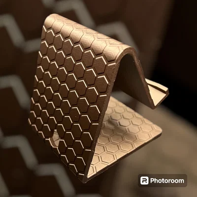 Giá đỡ điện thoại họa tiết tổ ong (Phone Stand Honeycomb) in 3D đẹp