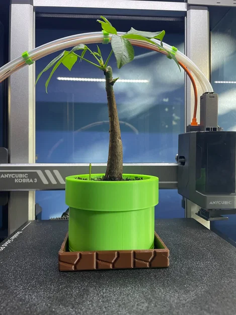 Super Mario Bros - Đế Chậu XL Warp Pipe Planter Base - Image 1