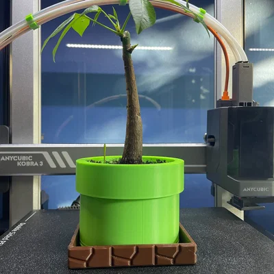 Super Mario Bros - Đế Chậu XL Warp Pipe Planter Base