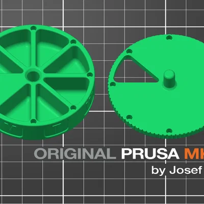 Hộp thuốc xoay nam châm theo tuần (Pill Box weekly organizer V2)