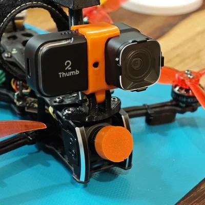 Ngàm Runcam Thumb 2 cho plate Naked GoPro