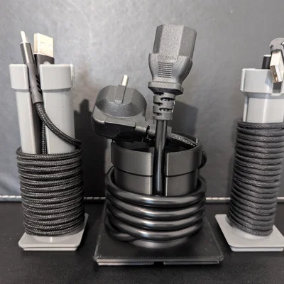 Gridfinity Cable Bobbin – Cuộn bobbin quản lý dây cáp