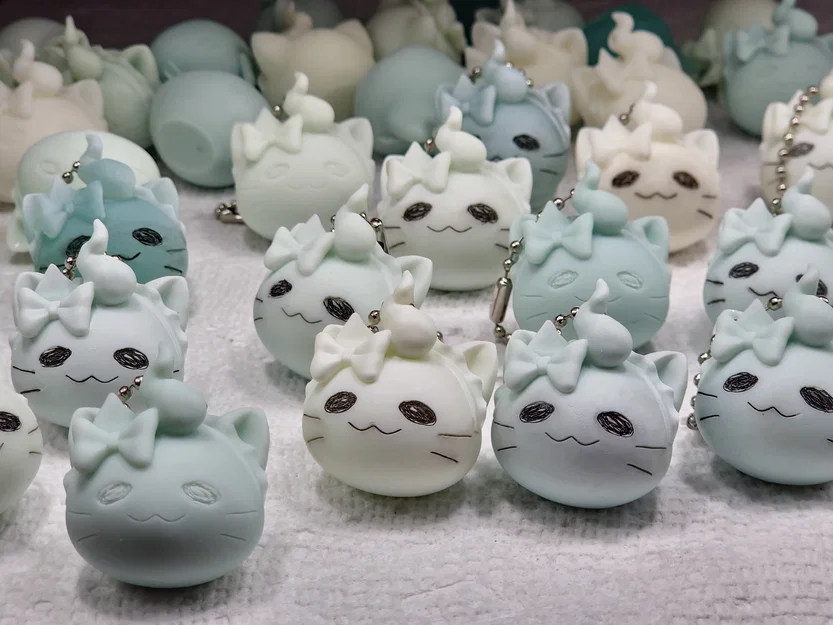 Móc khóa Wisp Mint Fantôme (Mint Fantôme Wisp Keychain) - Image 1