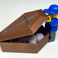 Quan tài Halloween cho minifig LEGO (Sarg für LEGO-Figuren) - Thumbnail 2