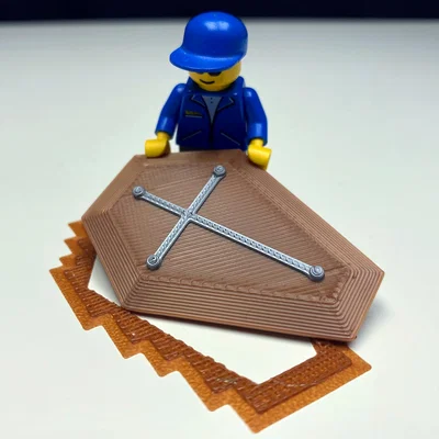 Quan tài Halloween cho minifig LEGO (Sarg für LEGO-Figuren)