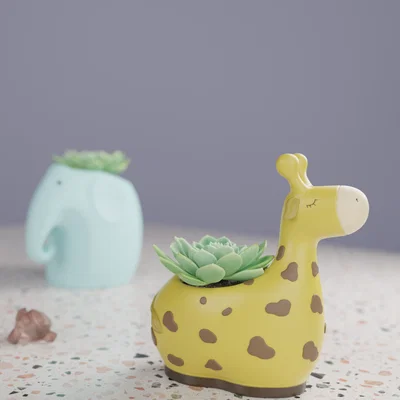 Mẫu in 3D chậu cây hươu cao cổ (Cute Giraffe Planter) dễ thương