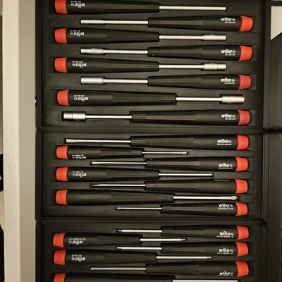 Hộp Gridfinity cho WIHA Nut Driver 8Pcs Set 26590