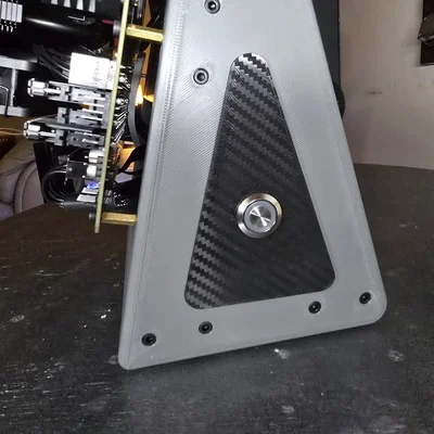 Miếng gắn front panel USB và nút nguồn (power) cho khung ATX open frame