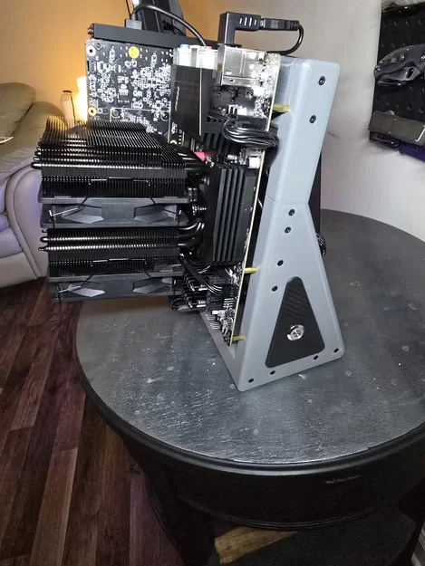 Miếng gắn front panel USB và nút nguồn (power) cho khung ATX open frame - Image 3