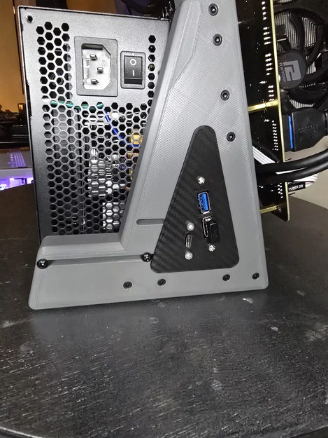 Miếng gắn front panel USB và nút nguồn (power) cho khung ATX open frame - Image 5