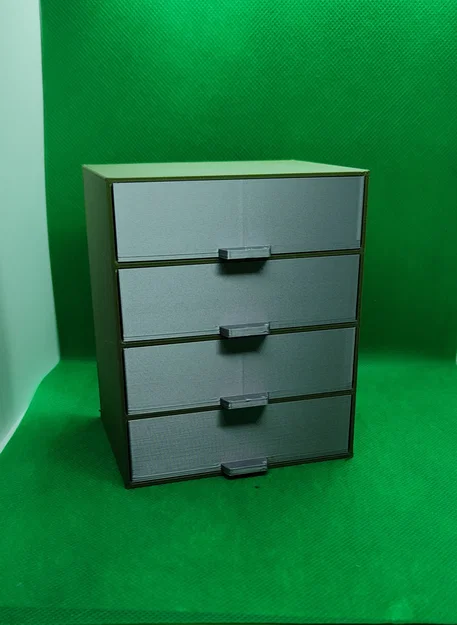 Tủ ngăn kéo mini 4 tầng để bàn - Phụ kiện sắp xếp đồ đạc thông minh - Image 1