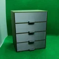 Tủ ngăn kéo mini 4 tầng để bàn - Phụ kiện sắp xếp đồ đạc thông minh - Thumbnail 1