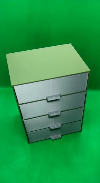 Tủ ngăn kéo mini 4 tầng để bàn - Phụ kiện sắp xếp đồ đạc thông minh - Image 2
