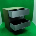 Tủ ngăn kéo mini 4 tầng để bàn - Phụ kiện sắp xếp đồ đạc thông minh - Thumbnail 4