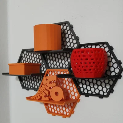 Hệ thống panel lưu trữ HEXAGON STAND cho xe mô hình 1:43