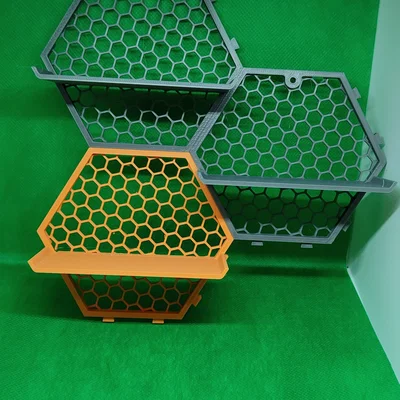 Hệ thống panel lưu trữ HEXAGON STAND cho xe mô hình 1:43