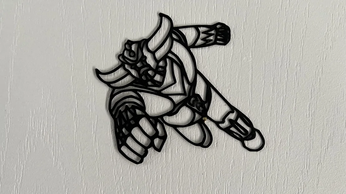 Tranh treo tường Goldorak (Goldorak Wall Art #1) phong cách retro - Image 1