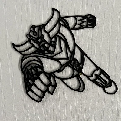 Tranh treo tường Goldorak (Goldorak Wall Art #1) phong cách retro