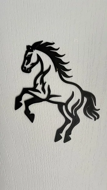 Tranh treo tường nghệ thuật hình ngựa (Horse Wall Art #7) - In 3D - Image 1