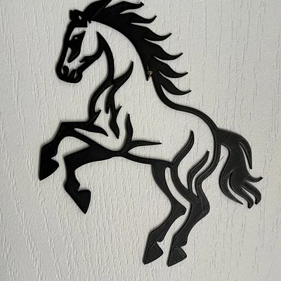 Tranh treo tường nghệ thuật hình ngựa (Horse Wall Art #7) - In 3D
