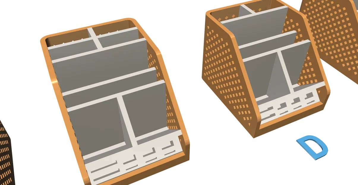 Khay organizer để bàn/office, giữ bút chì bút, in dễ không cần support (đã test) - Image 12