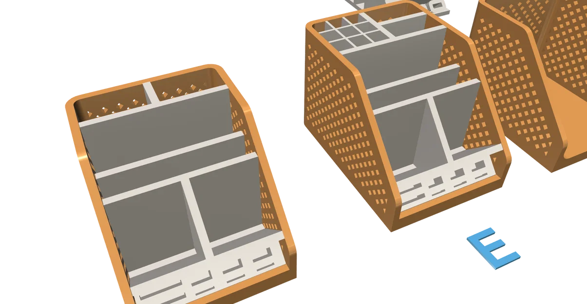 Khay organizer để bàn/office, giữ bút chì bút, in dễ không cần support (đã test) - Image 13