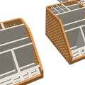 Khay organizer để bàn/office, giữ bút chì bút, in dễ không cần support (đã test) - Thumbnail 13