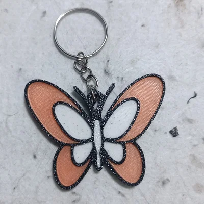 Móc Khóa Bươm Bướm (Butterfly Keychain)