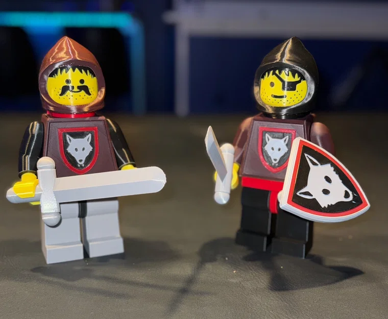 Brick MegaFigure Wolfpack chủ đề Castles (tỉ lệ 5:1) - Image 1