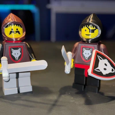 Brick MegaFigure Wolfpack chủ đề Castles (tỉ lệ 5:1)