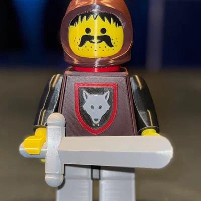 Brick MegaFigure Wolfpack chủ đề Castles (tỉ lệ 5:1)