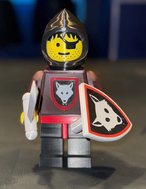 Brick MegaFigure Wolfpack chủ đề Castles (tỉ lệ 5:1) - Image 4