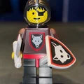 Brick MegaFigure Wolfpack chủ đề Castles (tỉ lệ 5:1) - Thumbnail 4