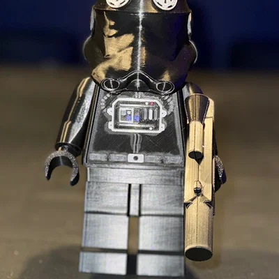 Phi công TIE Fighter/Interceptor Star Wars Brick MegaFigure (tỉ lệ 5:1)