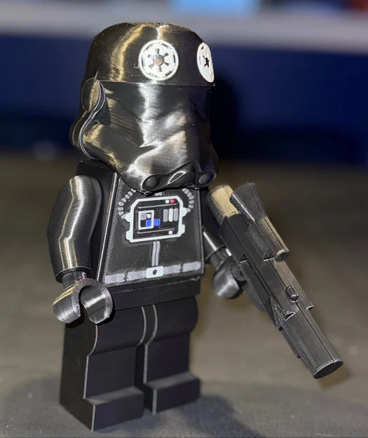 Phi công TIE Fighter/Interceptor Star Wars Brick MegaFigure (tỉ lệ 5:1) - Image 5