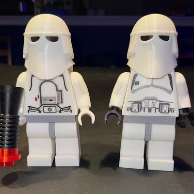 Star Wars Snowtrooper Brick MegaFigures (Tỷ lệ 5:1)