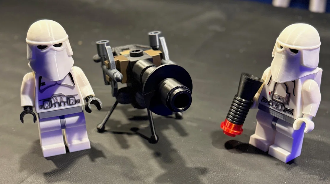 Star Wars Snowtrooper Brick MegaFigures (Tỷ lệ 5:1) - Image 3