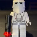 Star Wars Snowtrooper Brick MegaFigures (Tỷ lệ 5:1) - Thumbnail 4
