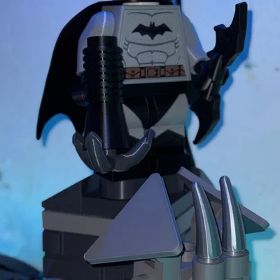 Batman TAS Brick MegaFigure (Tỉ lệ 5:1) – Batman Animated Series Brick MegaFigure