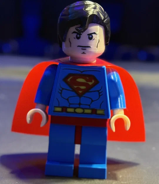 Classic Superman Brick MegaFigure (5:1 Scale) – Siêu nhân LEGO phóng to 500% - Image 2